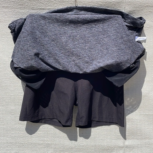 Athleta Women’s Modern Metro Skort Black Heather Size Large Tall (LT) - Picture 4 of 6
